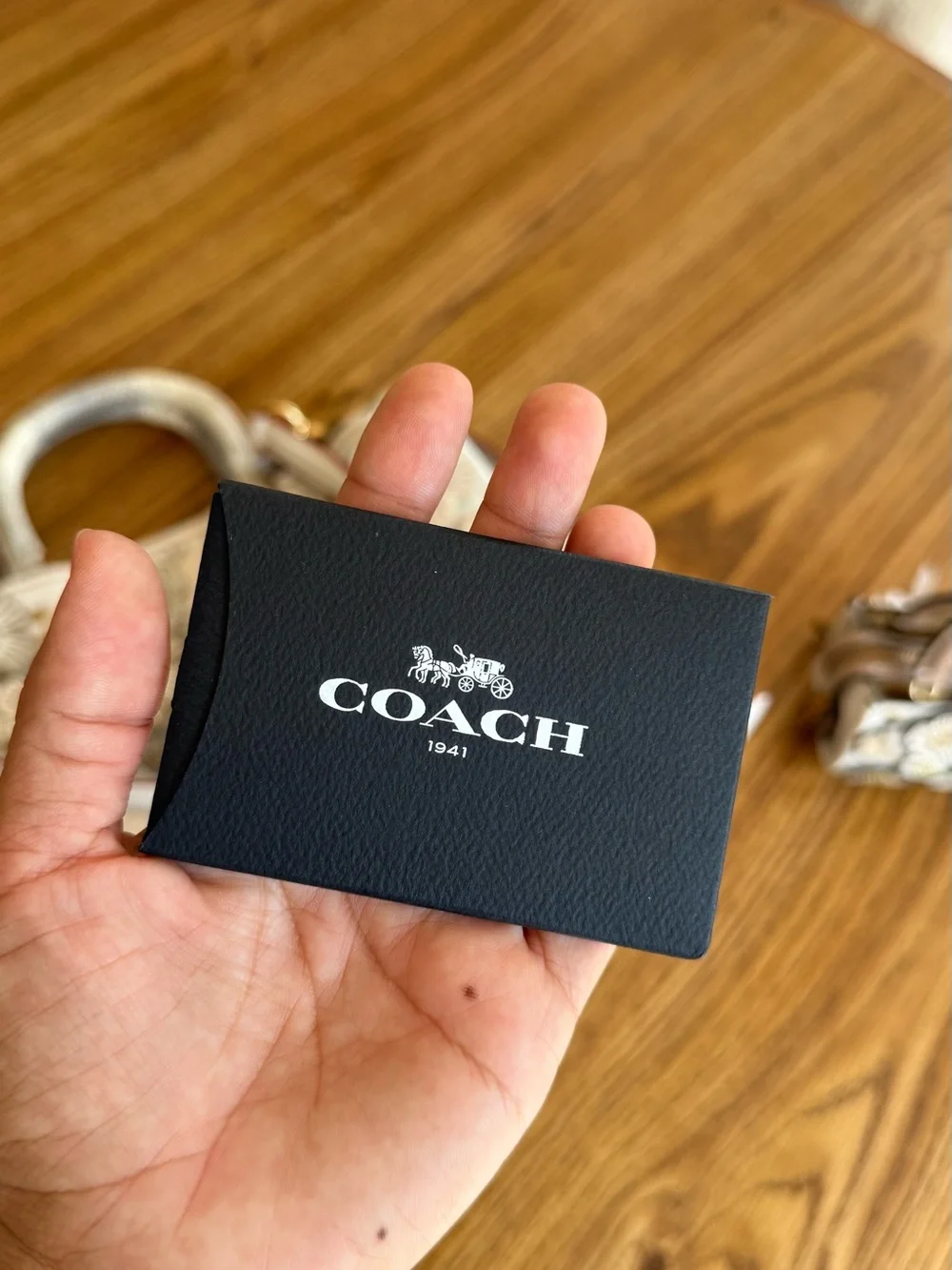Coach pre owned